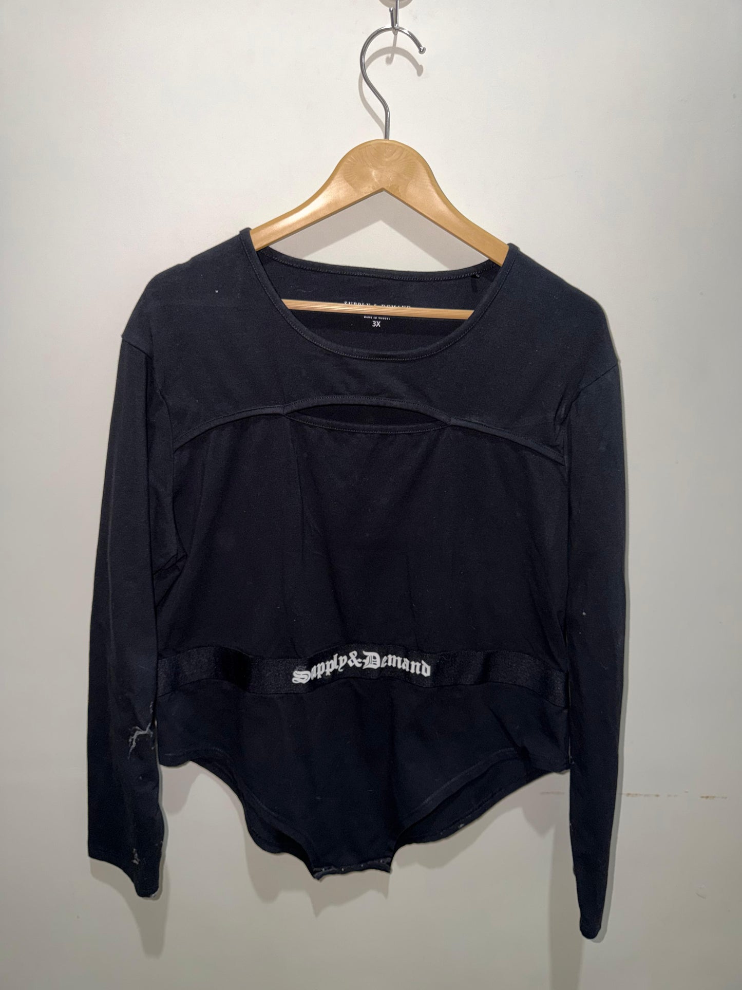 Supply & demand bodysuit / sweatshirt